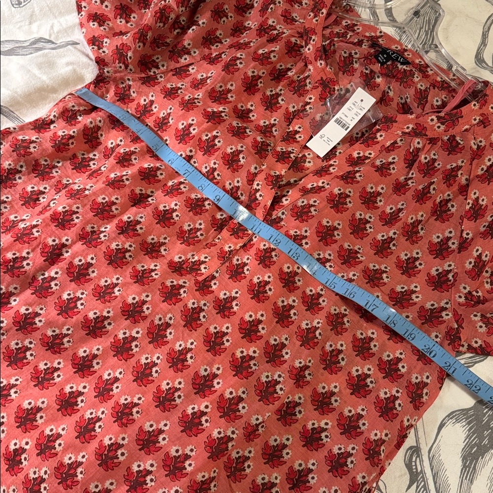 J.Crew Cabana mini dress in block-print ramie CI921 - Picture 3 of 8